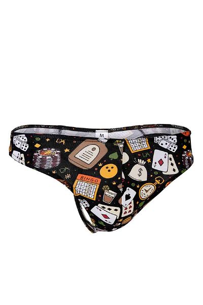 Doreanse Men's Modal Multicolor Printed Thong String 1248
