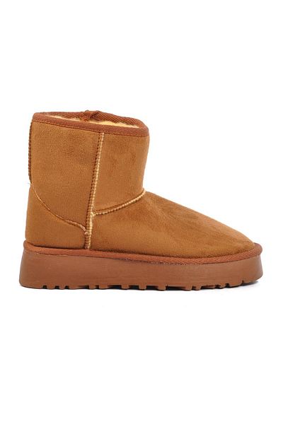 AYAKMOD 696067   Tan Suede Γυναικείες Μπότες