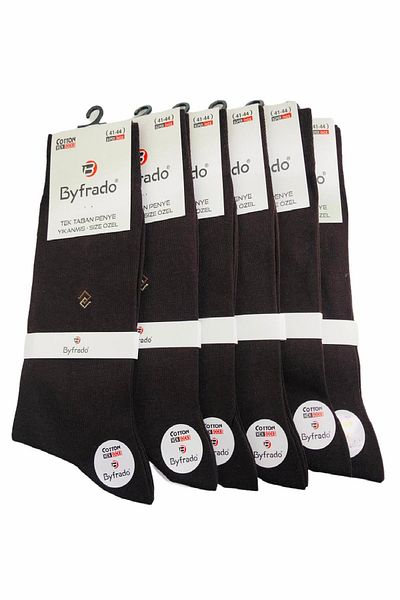 Byfrado 6 Συσκευασίες καλοκαιρινές βαμβακερές ανδρικές κάλτσες χωρίς ραφή