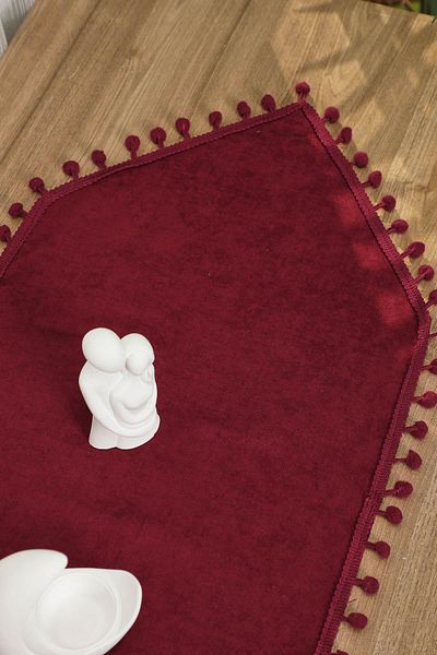 Aisha's Design Runner with Pompoms 120 X 40 Cm,R-20O