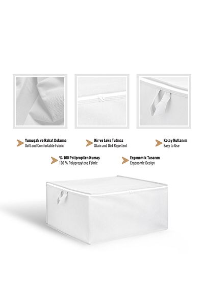 Nondress Small Size White Scrap 3 Pieces 30X20X20Cm