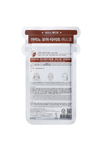 Leaders Mediu Amino Pore Firming Mask 25 ml