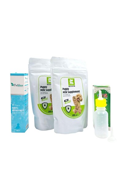 Ans 2 Adet Nanbell Yavru köpek Süt Tozu 200 ml+Biberon 60 Ml+Yavru ve Anne Kö...