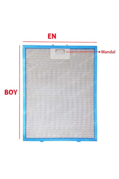 Parmis Candy Uyumlu Davlumbaz 27,8x35,5 Cm Arka Aralık 12,5cm Aspiratör Filtresi