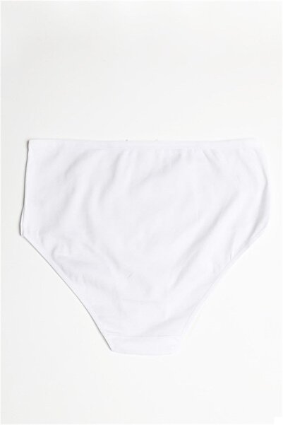 BAYKAR Жіночі бавовняні труси з високою талією, 3 штуки в упаковці, білі