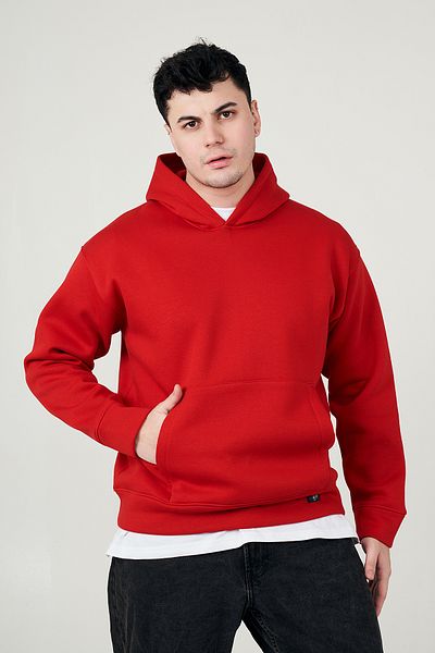MBEY1989 Oversize Red Hoodie