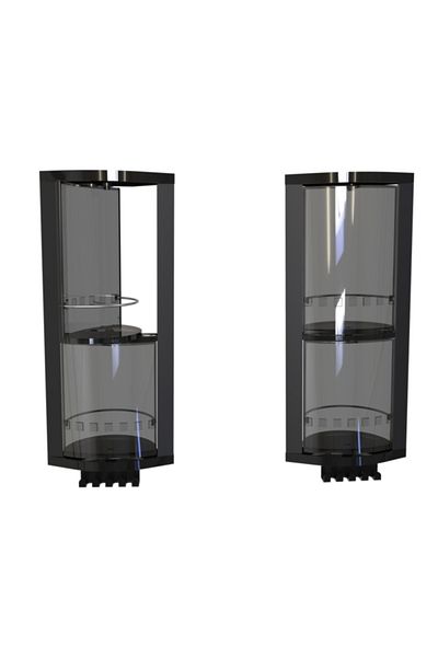 Prima Nova Durable and Elegant Design Rotating Bathroom Corner Caddy