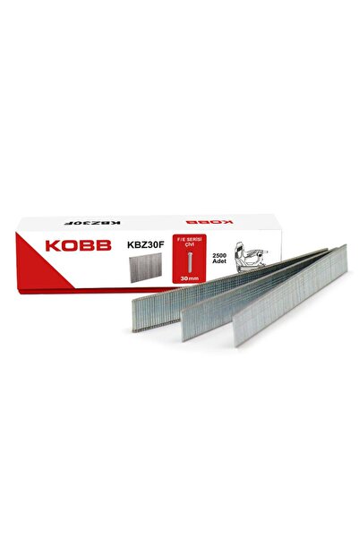 KOBB KBZ30F 30mm 2500 Adet F/E/J/8 Serisi Ağır Hizmet Tipi Kesik Başlı Çivi
