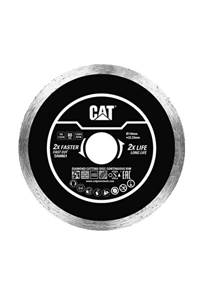 Cat DA09021 110mm Profesyonel Fayans, Seramik, Mermer Elmas Kesme Diski