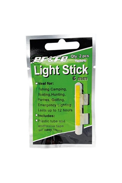 LİNEAEFFE Effe Light Stick Glow Fosforlu Kamış Işığı 6mm 2'li 2'li Paket