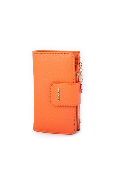 Nas Bag Orange Natural Women's Horizontal Wallet