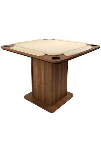 ALBADER Big Wooden Ploot Play Cards Game Table Large Size, Wood Baloot Table Large 95 * 95 * 76 CM