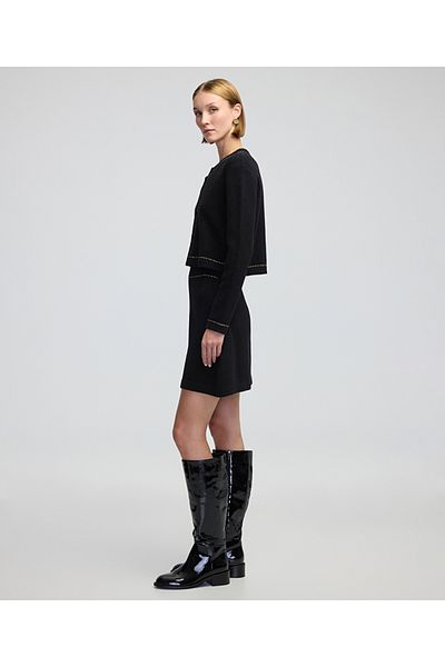 İpekyol Miniskirt with Contrasting Stripe