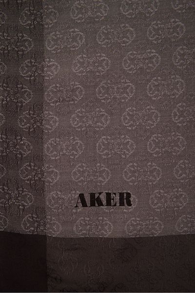 Aker Şal Jacquard Monogram 75X190 CM