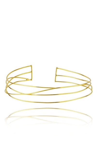 LİNYA JEWELLERY Geo Choker Gold
