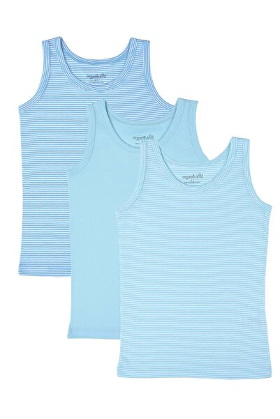 OrganicKid Ocean Erkek Çocuk Atlet Seti 3lü