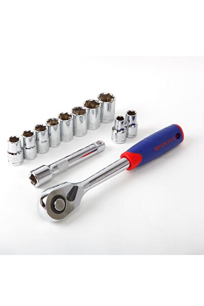 Cat طقم مفاتيح ربط احترافي من وركبرو WP202558 مكون من 12 قطعة مقاس 1/2 بوصة م...