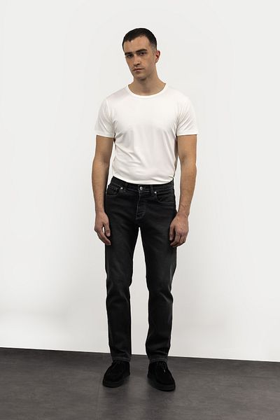 GIESTO Anthracite Basic Slim Fit Jean