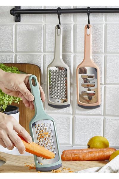 Bayev 3-Piece Non-Slip Hand Grater Set - Grater, Chopping, Peeling - Hand Grater
