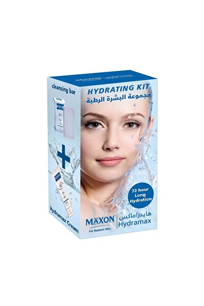 MAXON مجموعة كريم ماكس أون هايدراماكس + مجموعة صابون التنظيف هايدراماكس