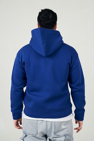 MBEY1989 MBEY Oversize 3 Γραμμές Υφασμένο Hoodie