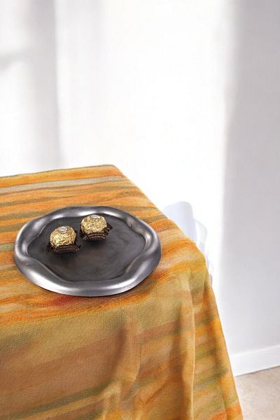Evene Dragelic Decorative Plate - Silver Antique Color 17