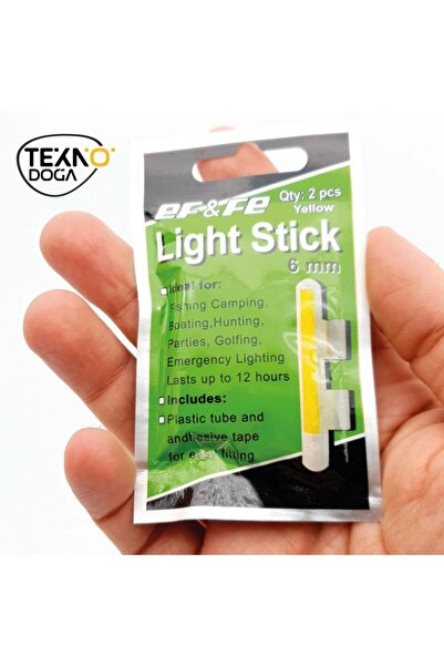 Genel Markalar Effe Light Stick Glow Fosforlu Kamış Işığı 6mm 2'li 2'li Paket