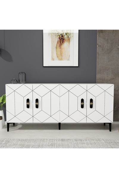 DEMONTE DECOR CROSSDD (KB150) KONSOL BEYAZ-BEYAZ