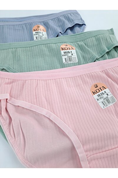 fasihon Kota Ribana Kumaş  Külot 3’lü Set