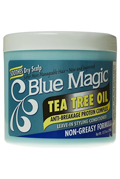 Blue Magic Tea Tree Oil Durulanmayan Şekillendirici Saç Kremi 390GR