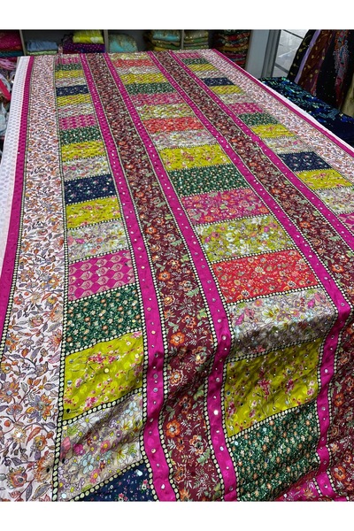 OsmanKumaşDantel Hint İpeksi Kumaş