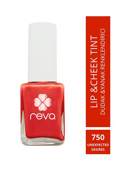 REVA Red Lip & Cheek Tint-Lip & Cheek Tint Unexpected Desires No:750 10 ml