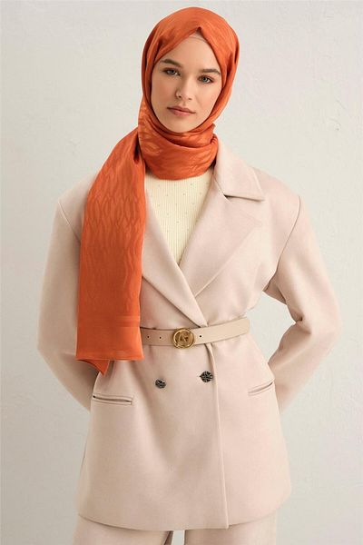 Armine Janjan Jacquard Trend Shawl - 8 3209 21070 Μοντέλο