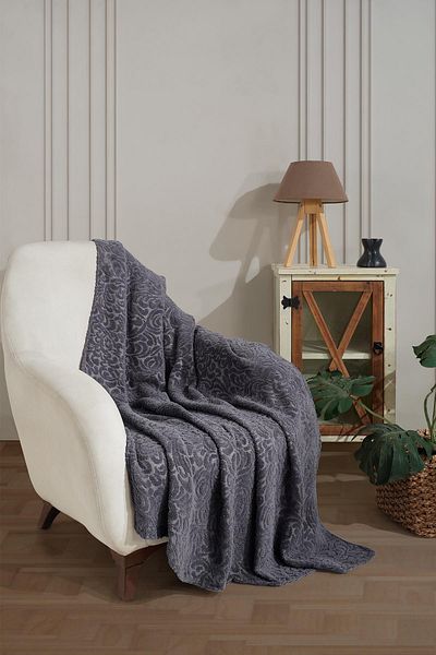 BİRHOME Pătură TV moale Karina Jacquard 120x170 cm