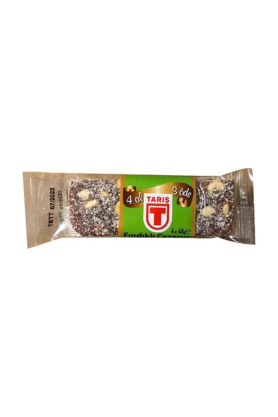 Tariş Cezerye with Hazelnuts 40 Gr Pack of 4
