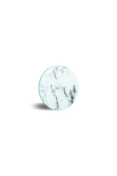 Saban 32 cm White Marble