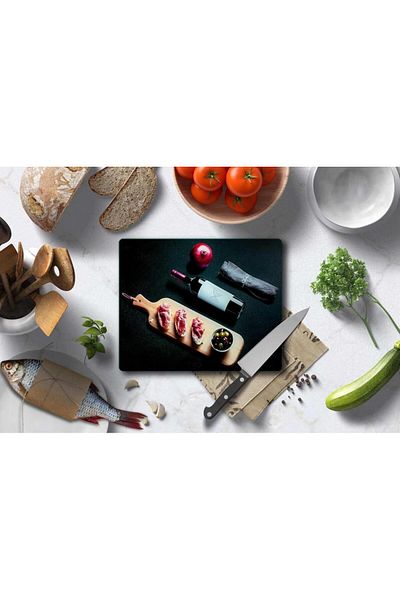 Saban Glass Cutting Board 29X34 cm - Model 1201