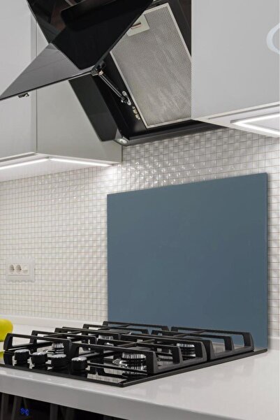 Saban موقد زجاجي منقوش باللون الرمادي مقاس 60 × 70 سم