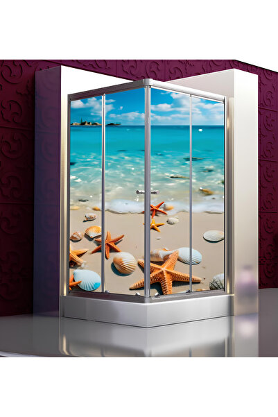 Özbey Reklam Banyo Duşakabin Kaplama Folyo Sticker Ord-160 ( Ölçüsü 160x170 4...