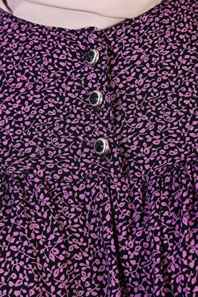 Ferace Γυναικείο Μακρύ Μεγάλο Μέγεθος Μητρικό Φόρεμα Καλοκαιρινό Μουσουλμανικό Ρούχα Λιλά