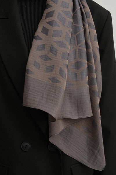 Armine Σάλι Lyocell Naia Honeycomb Pattern 1113-9