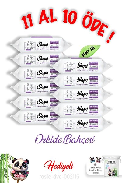 Sleepy 11 Al 10 Öde 100' lü Orkide Bahçesi ve Rosie Pamuk