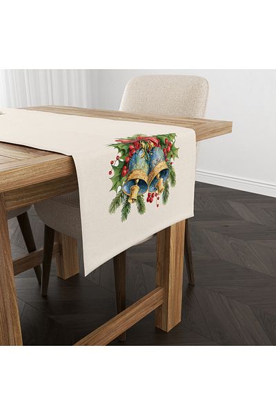 Filamente Χριστουγεννιάτικο μοτίβο Digital Printed Runner - Πρωτοχρονιάτικο 140x40 εκ