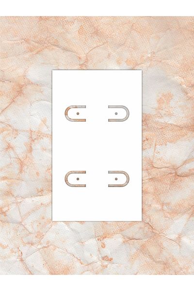 Grdall 25 Pieces - White Earring Card - 2 Pack Earring Card - Unprinted Jewelry Card