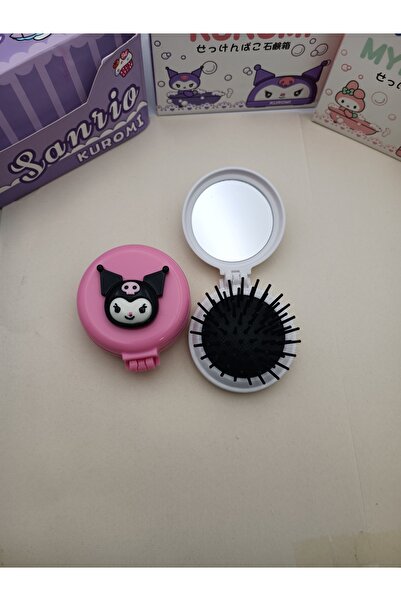 Meyra Accessories sanrio kawaii aynalı tarak kapaklı mini çep ayna ve tarak l...