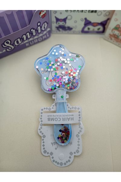 Meyra Accessories Sanrio Kawaii Cinnamorol - Mini Comb with Glitter and Scale, Luxury Gift Product