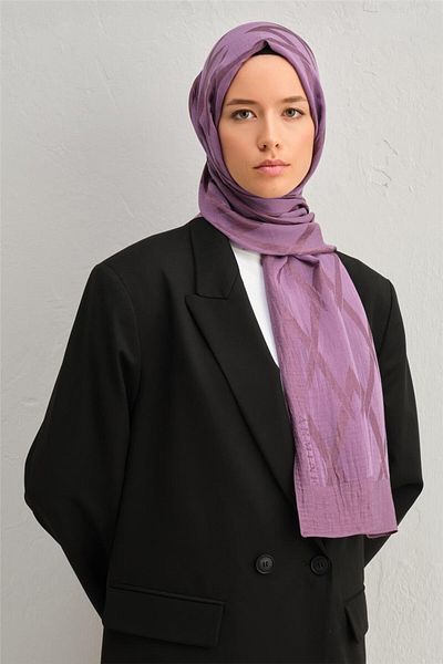 Armine Şal cu model în zig-zag Lyocell Naia 1113-28