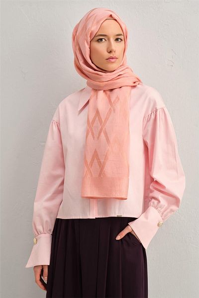 Armine Lyocell Naia Zigzag Pattern Shawl 1113-14