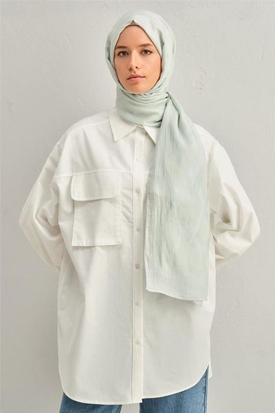 Armine Lyocell Naia Zigzag Pattern Shawl 1113-18