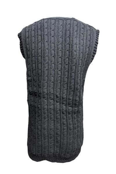 Ciciten Pocketed Buttoned Casual Knitwear Vest Mother's Vest